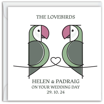 Wedding/Engagement/Anniversary - Two Lovebirds