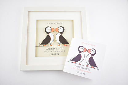Engagement/Wedding/Anniversary - Two Puffins