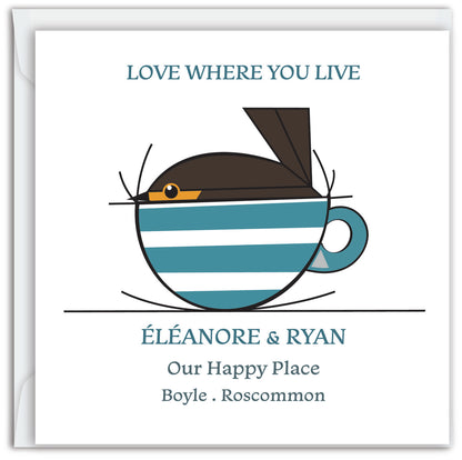 New Home/First Home - Robin In A Teacup