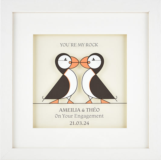 Engagement/Wedding/Anniversary - Two Puffins